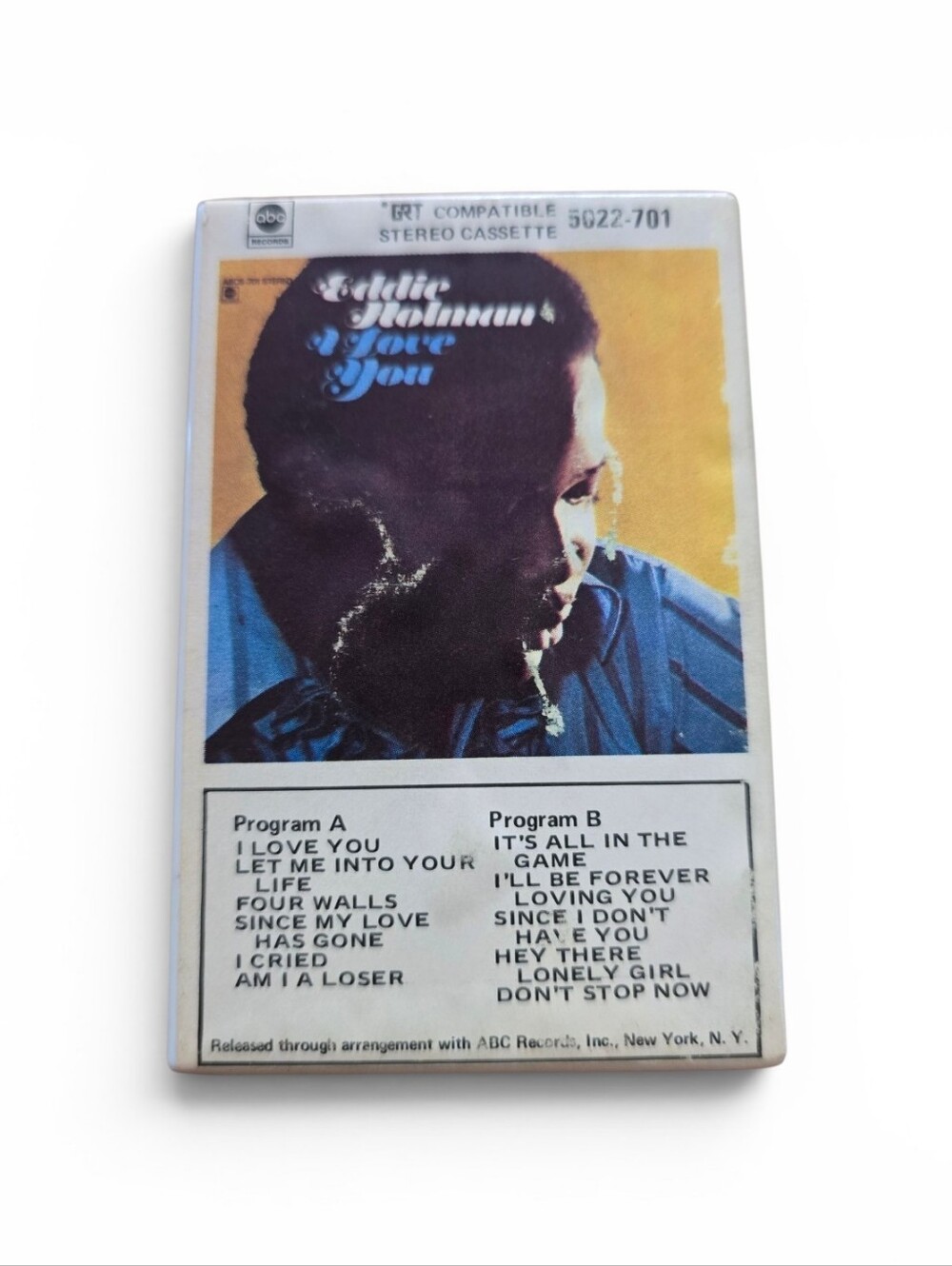 Rare Eddie Holman I love You Cassette